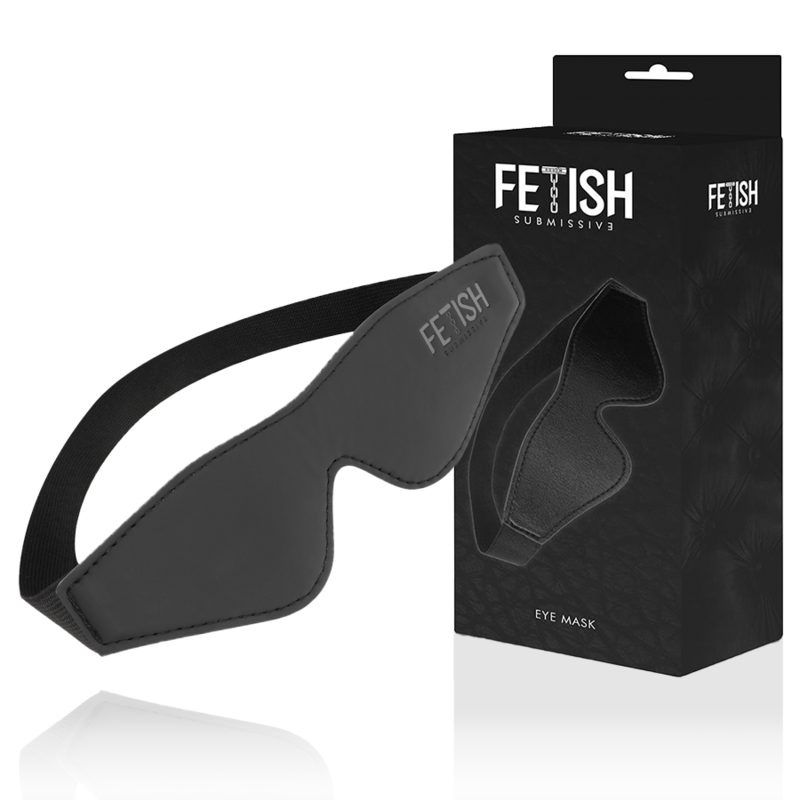 Fetish Submissive - Maschera In Pelle Vegana Con Fodera In Noprene