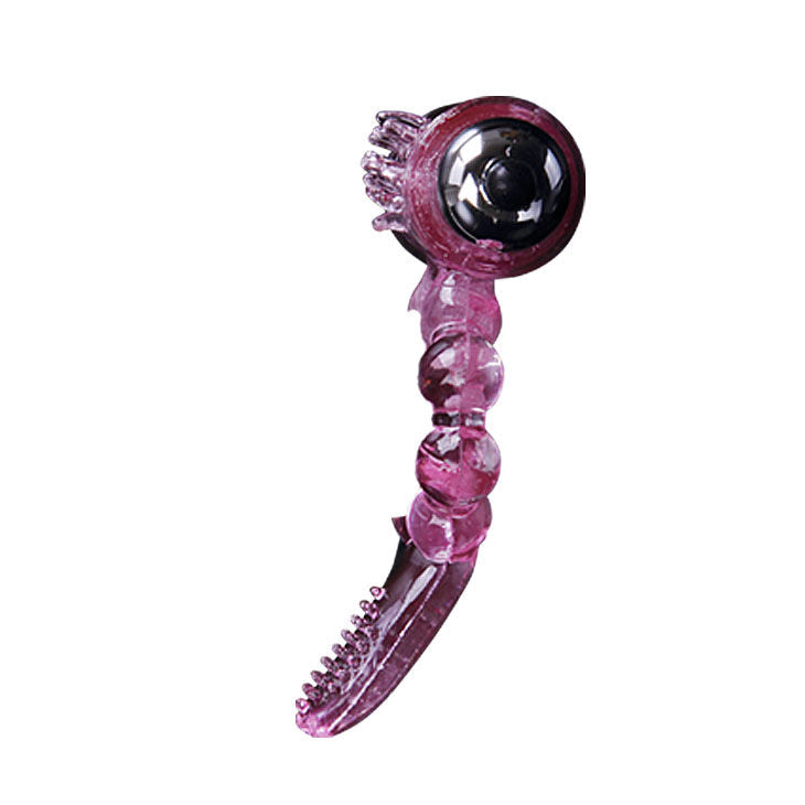 Baile - Anello In Silicone 10 Ritmi Linguali Con Vibrazione Rosa