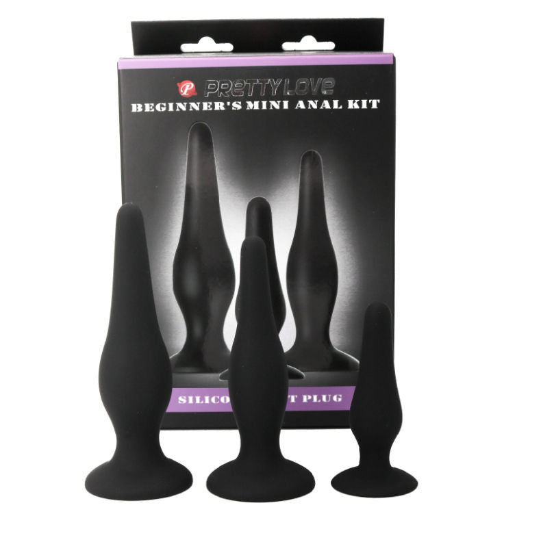 Pretty Love - Kit Di Iniziazione In Silicone Per Tappi Anali