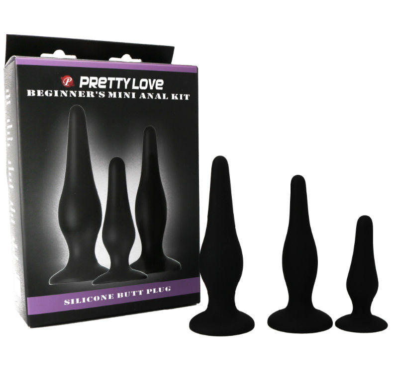 Pretty Love - Kit Di Iniziazione In Silicone Per Tappi Anali