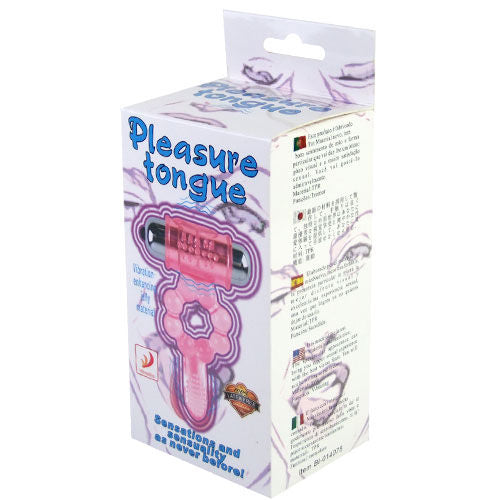 Baile - Anello In Silicone 10 Ritmi Linguali Con Vibrazione Rosa