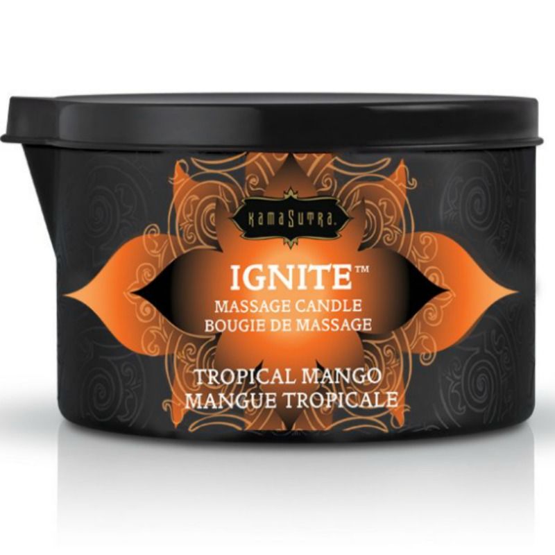 Kamasutra - Candela Da Massaggio Manico Tropicale 170 Gr