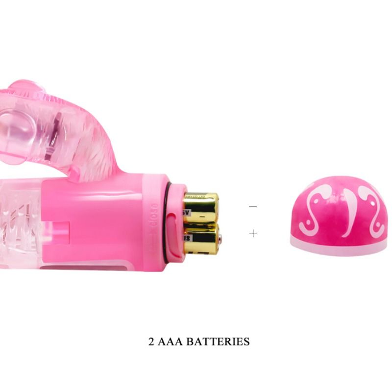 Baile - Vibratore Multivelocità Con Stimolatore Rosa