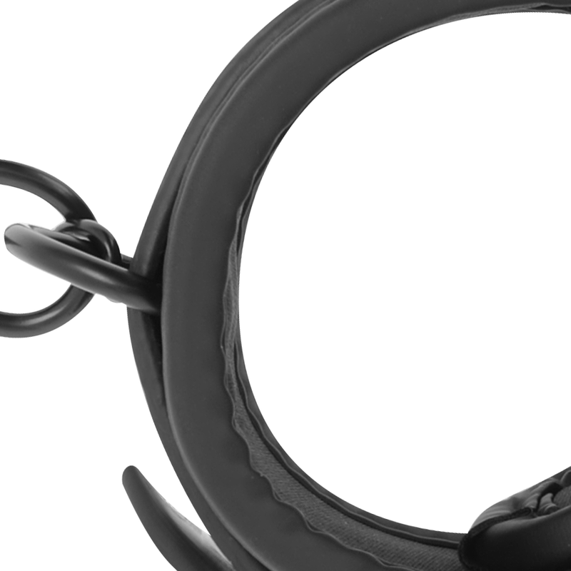 Fetish Submissive - Manette In Pelle Vegana Con Fodera In Noprene