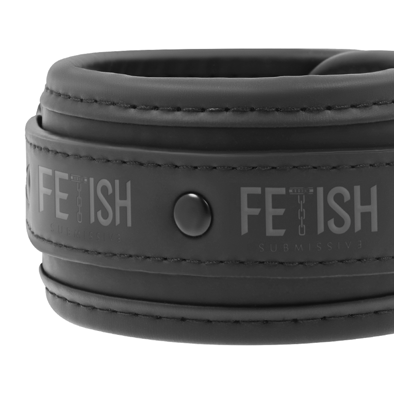 Fetish Submissive - Manette In Pelle Vegana Con Fodera In Noprene