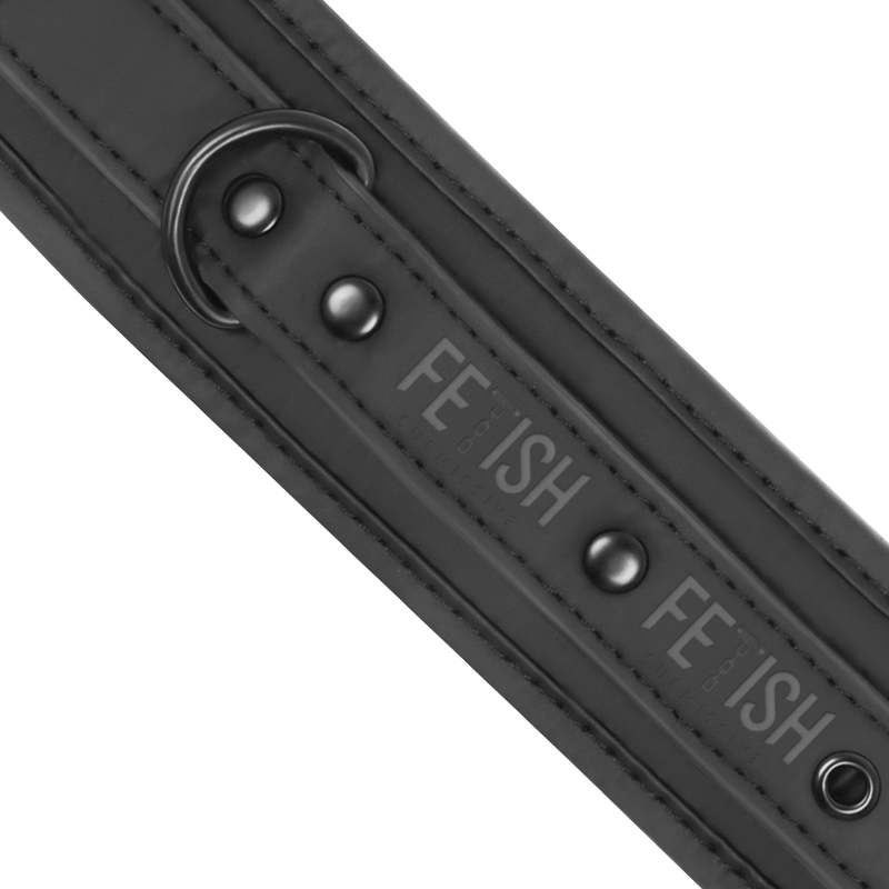Fetish Submissive - Manette In Pelle Vegana Con Fodera In Noprene