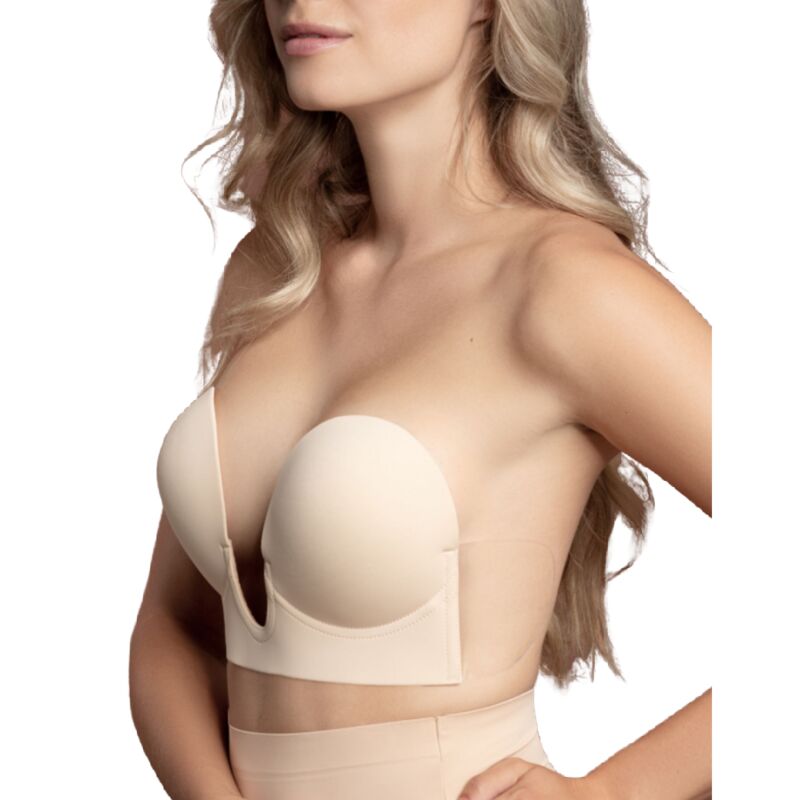 Bye-Bra - Reggiseno Senza Manici Forma U Nero Coppa A