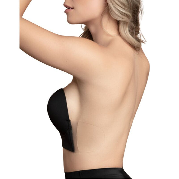 Bye-Bra - Reggiseno Senza Manici Forma U Nero Coppa A