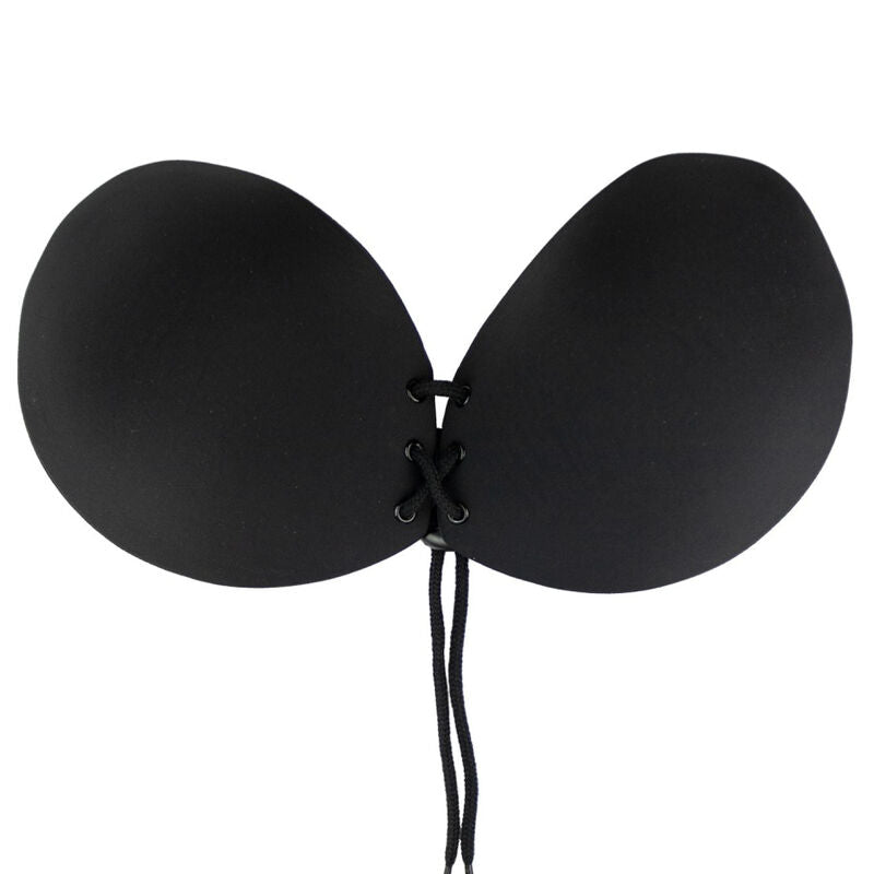 Bye-Bra - Reggiseno Adesivo Interlaccato Nero Coppa A