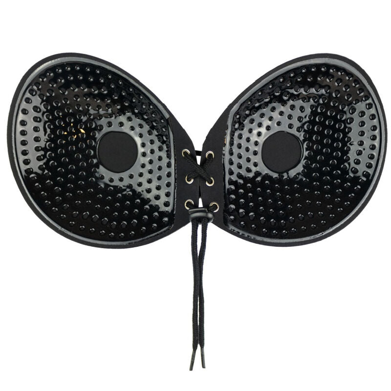 Bye-Bra - Reggiseno Adesivo Interlaccato Nero Coppa A