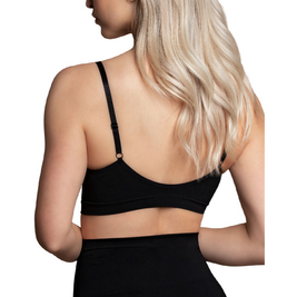 Bye-Bra - Reggiseno Controllo Medio Senza Cuciture Nero Taglia Xl