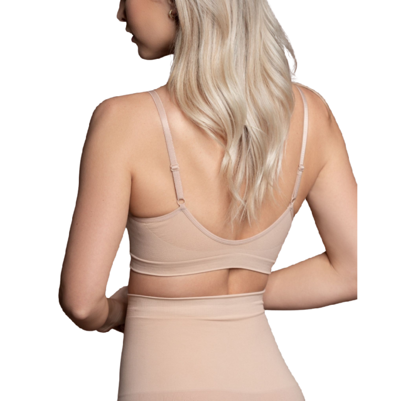 Bye-Bra - Reggiseno Controllo Medio Senza Cuciture Nero Taglia Xl