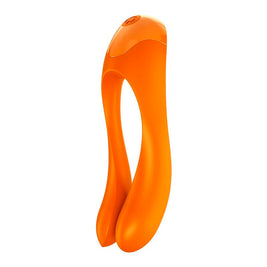 SATISFYER - VIBRATORE DA DITO CANDY CANE NERO