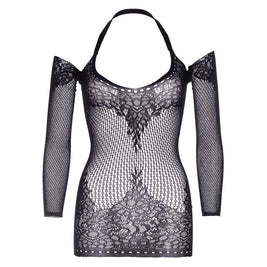 Leg Avenue - Abito Corto In Pizzo Con Scollo A V E Scollo A V Taglia Unica