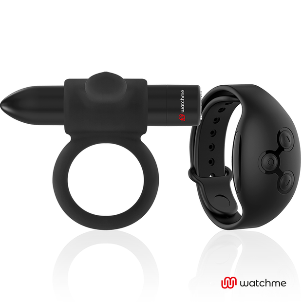 Black&Silver CameronMe Anello Vibrante con Telecomando Premium - immagine 2