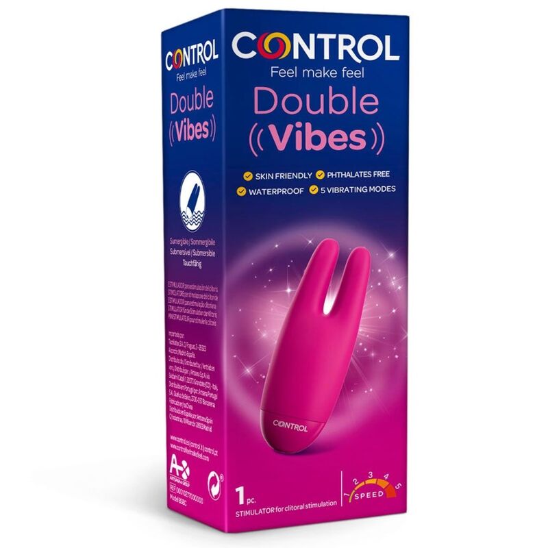 Control Stimolatore Doppio Vibes Mini in Silicone Premium - immagine 2