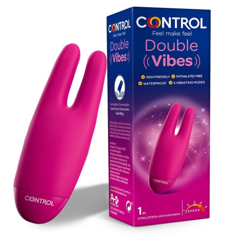Control Stimolatore Doppio Vibes Mini in Silicone Premium