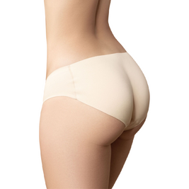 Bye Bra Panties Bajos Con Relleno Nalgas L