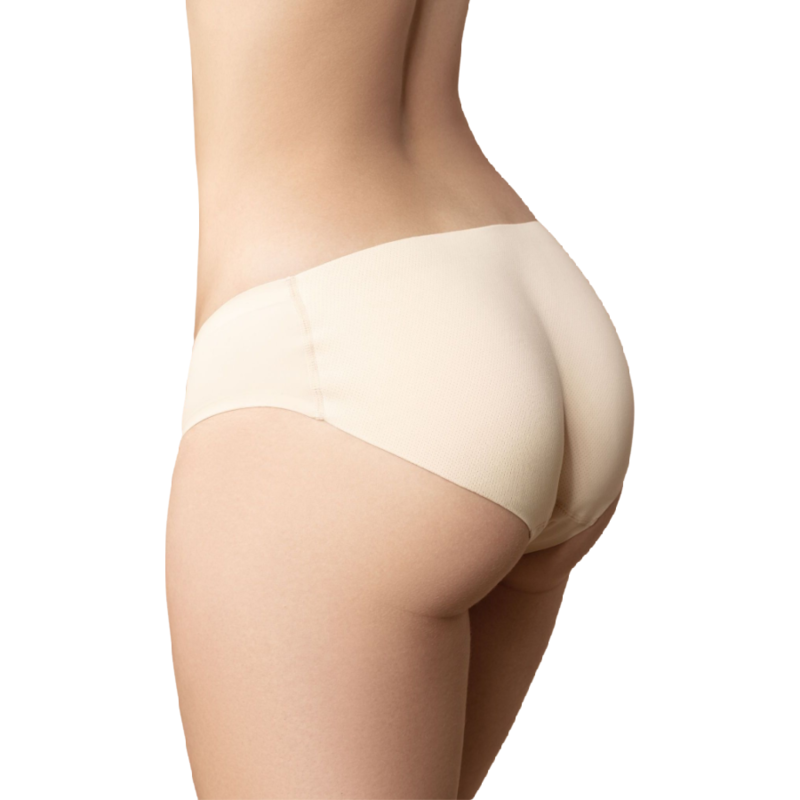 Bye Bra Panties Bajos Con Relleno Nalgas L