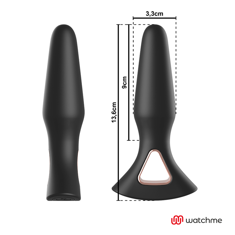 Anbiguo - Watchme Vibratore Con Telecomando Plug Anale Alexandru