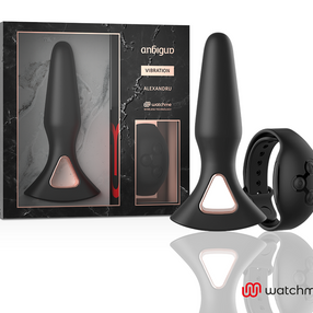 Anbiguo WatchMe Plug Vibrante con Telecomando Premium