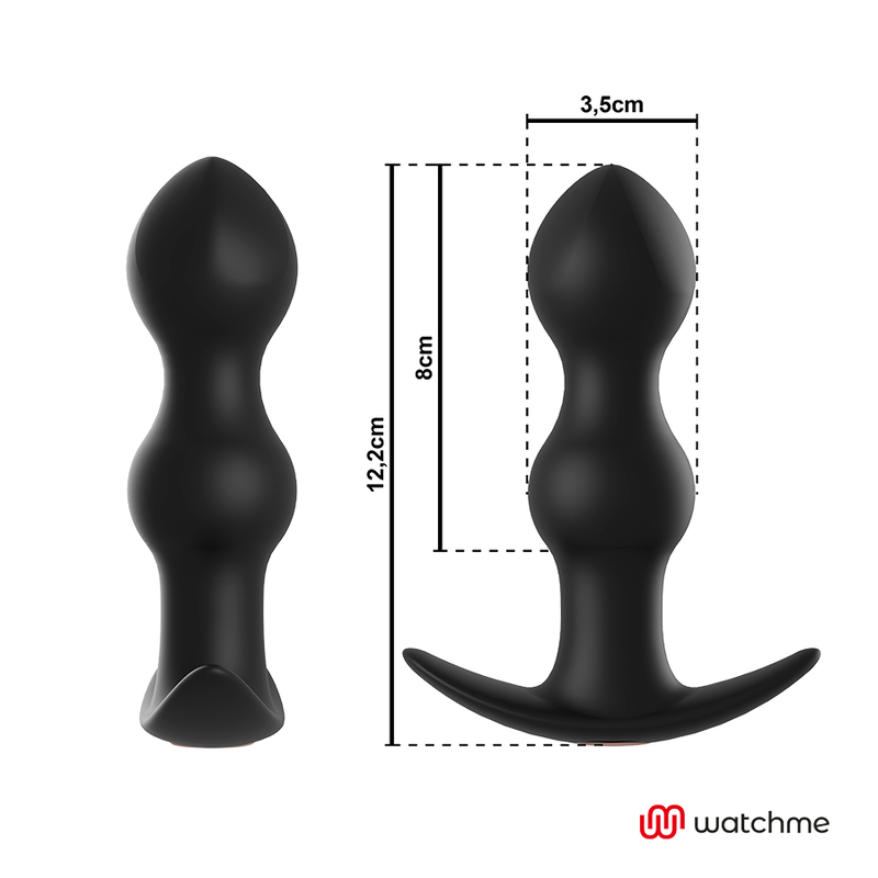 Anbiguo - Watchme Telecomando Plug Vibratore Anale Tiberio