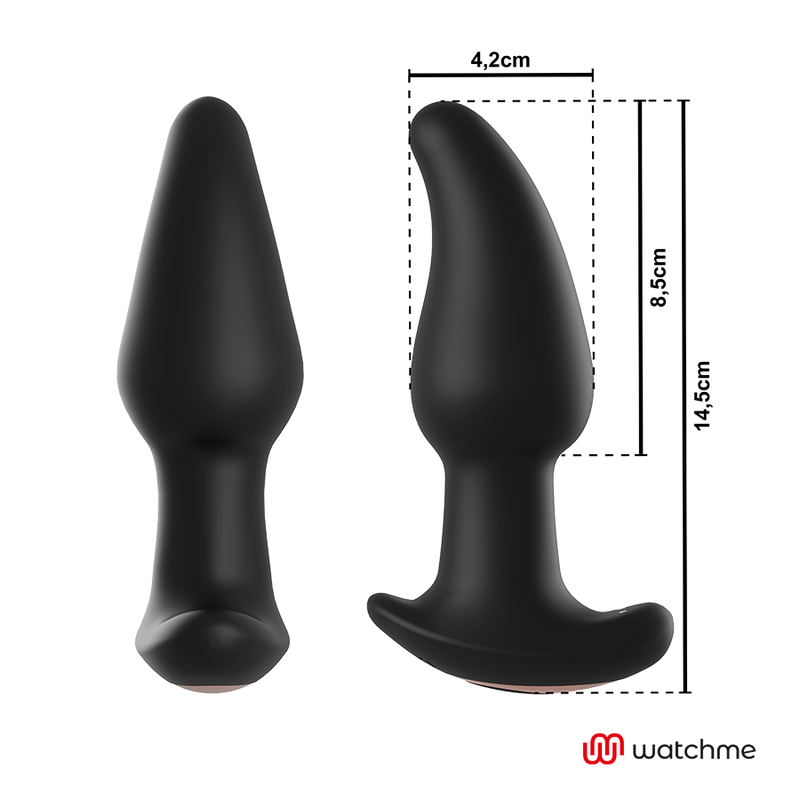 Anbiguo WatchMe Plug Vibrante con Rotazione e Telecomando - immagine 4