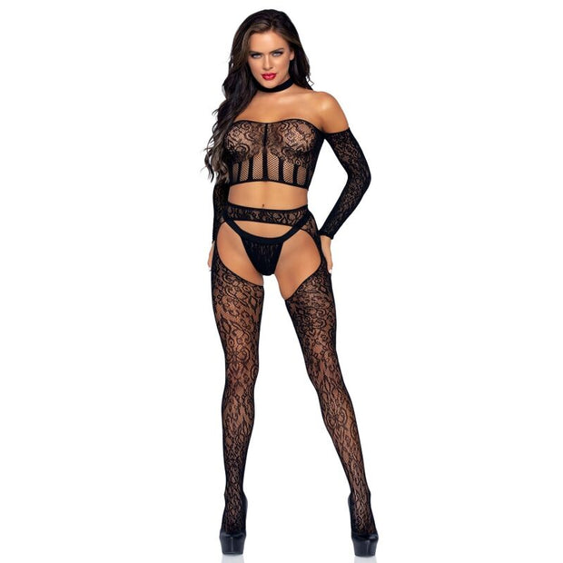 Leg Avenue - Set Tre Pezzi Taglia Unica