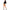 LEG AVENUE - BODY IN COTONE CON MOSAICO E SNAP TAGLIA UNICA