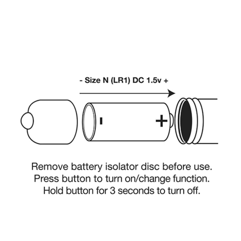Rocks-Off RO-80MM Midnight Metal Bullet Vibrante Premium - immagine 4
