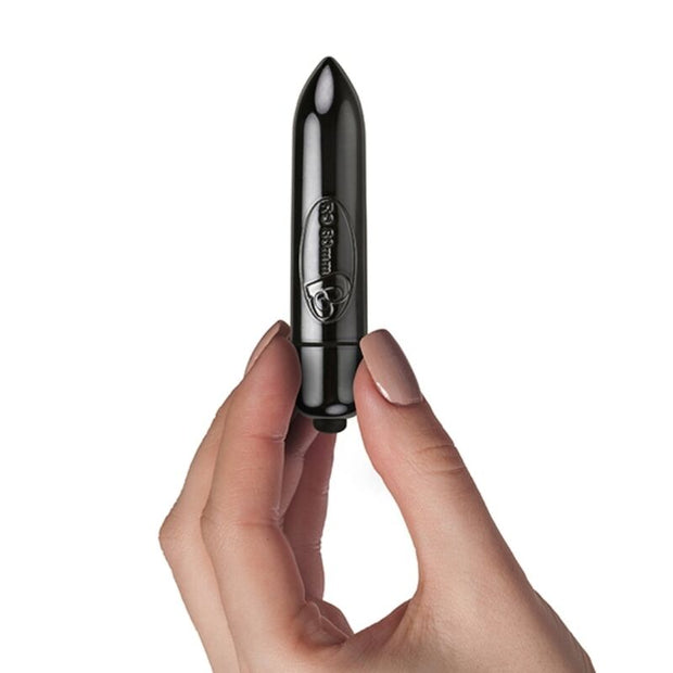 Rocks-Off RO-80MM Midnight Metal Bullet Vibrante Premium - immagine 2