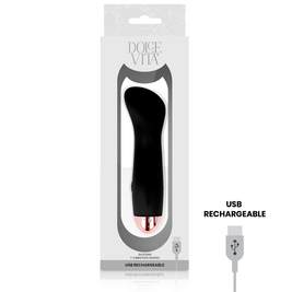 Dolce Vita Vibratore Ricaricabile One Black 10 Velocità Premium - immagine 4