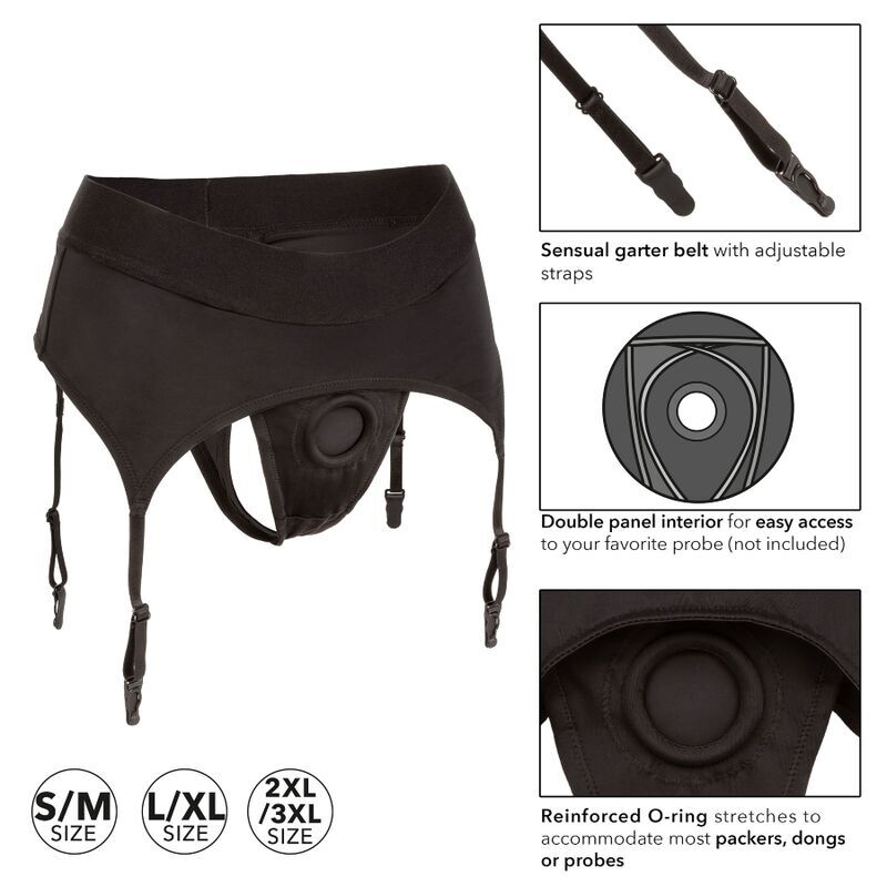 Calexotics - Perizoma Boundless Con Giarrettiera L/Xl