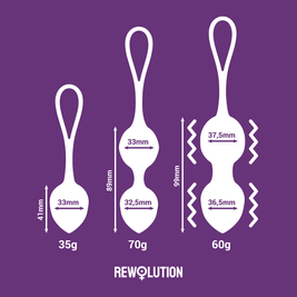 Rewolution - Rewobeads Palline Vibranti Telecomando Con Tecnologia Watchme