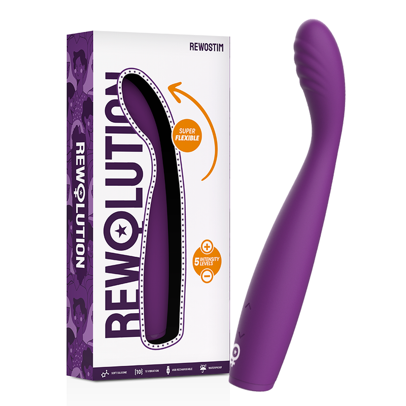 Rewolution Rewostim Vibratore Flessibile per Clitoride Body-Safe