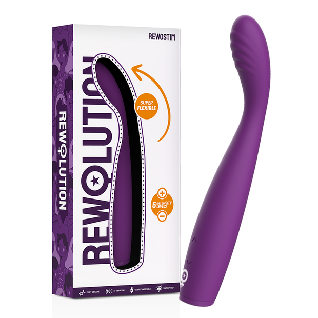 Rewolution Rewostim Vibratore Flessibile per Clitoride Body-Safe
