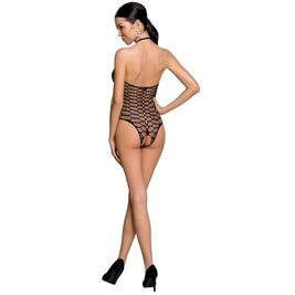 Passion - Bodystocking Nero Donna Bs087 Taglia Unica
