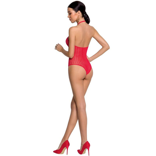 Passion - Donna Bs088 Bodystocking Nero Taglia Unica