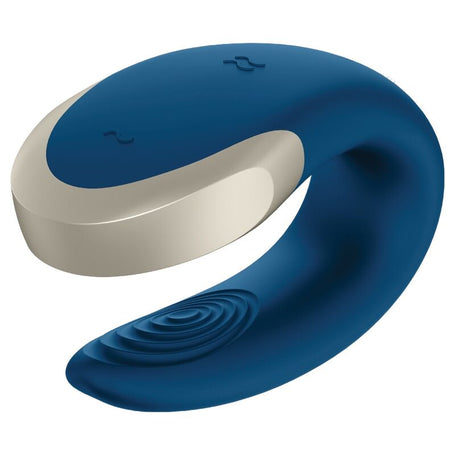 Satisfyer - Vibratore Double Love Luxury Partner Blu
