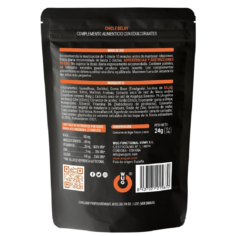 Wug Sex Sense - Ritardo Per Lo Sborrare 10 Unità