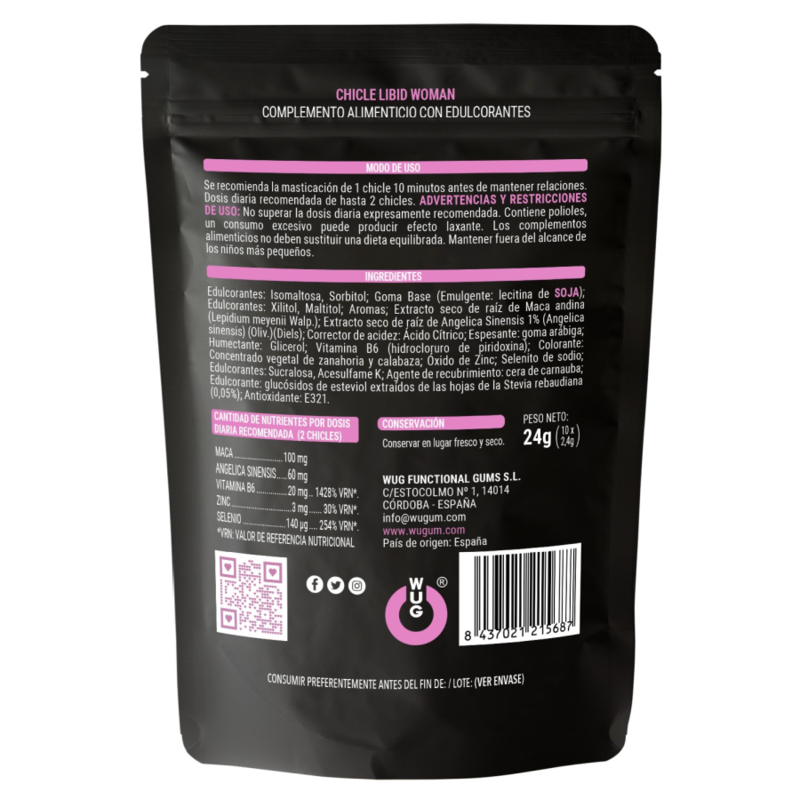 Wug Sex Sense - Potenziatore Della Libido Femminile 10 Unità