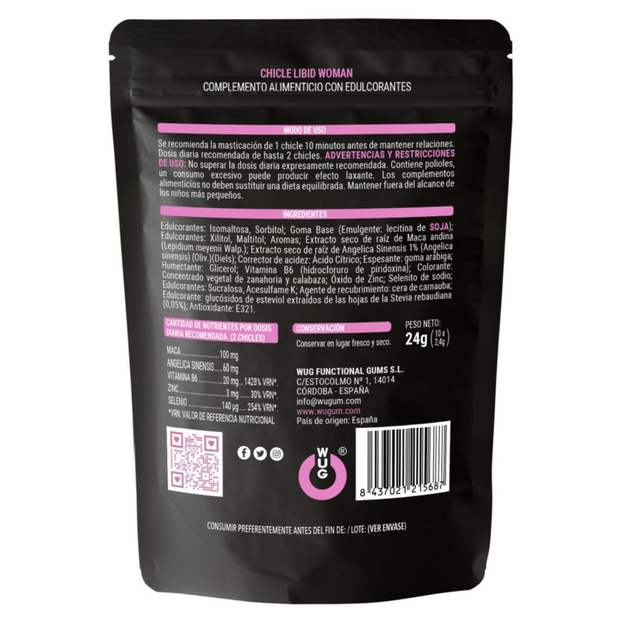 Wug Sex Sense - Potenziatore Della Libido Femminile 10 Unità