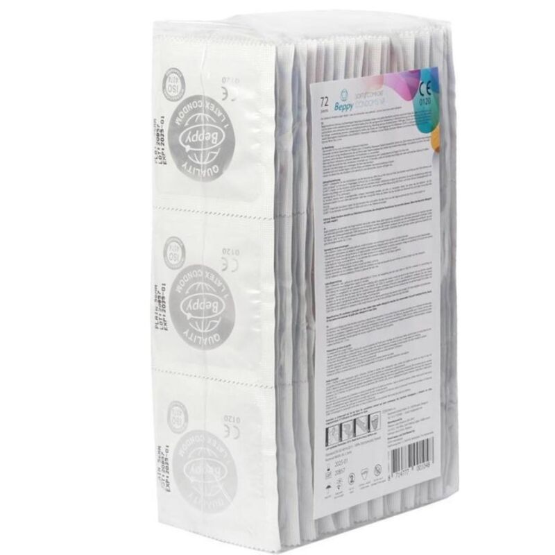 Beppy Preservativi Naturali Confezione da 72 Pezzi Body-Safe