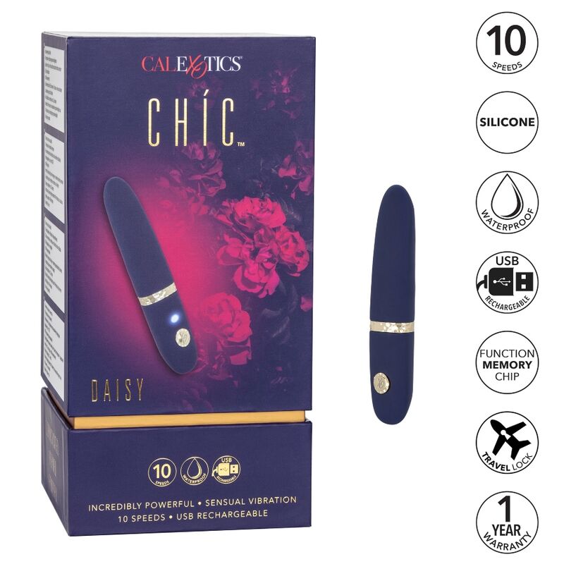Calexotics Mini Massaggiatore Chic Margherita Design Premium - immagine 7