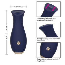 Calexotics Chic Tulip Massaggiatore in Silicone Body-Safe Blu - immagine 6