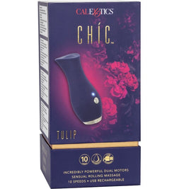Calexotics Chic Tulip Massaggiatore in Silicone Body-Safe Blu - immagine 8