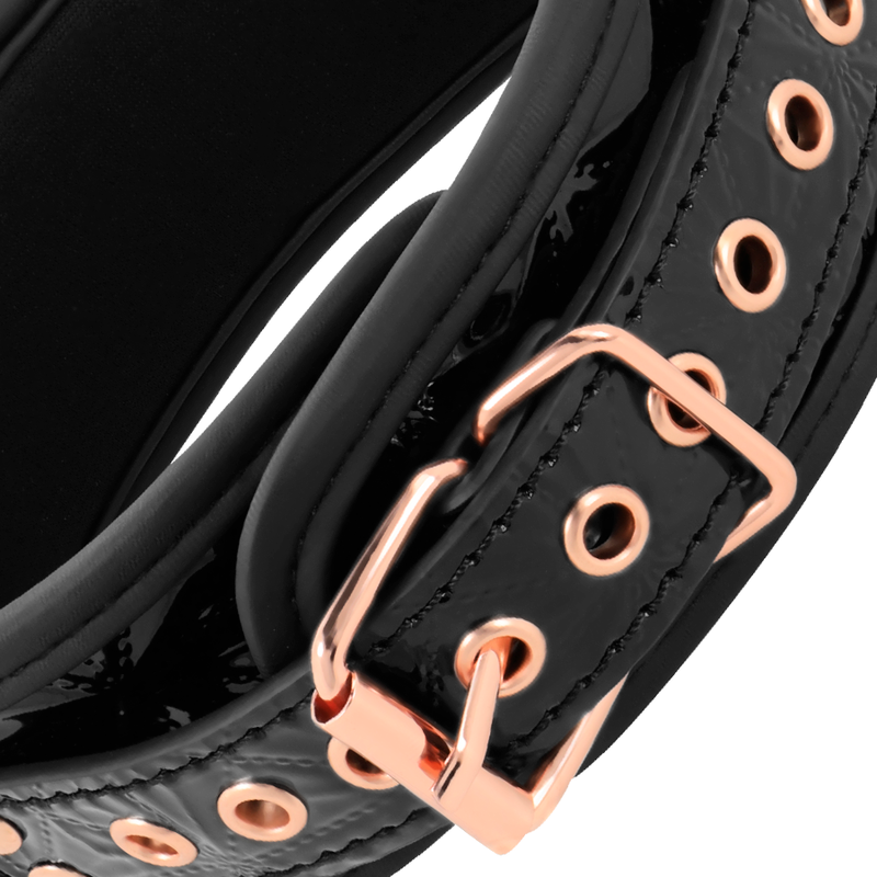 Begme - Collare Black Edition Con Morsetti Per Capezzoli Con Fodera In Neoprene