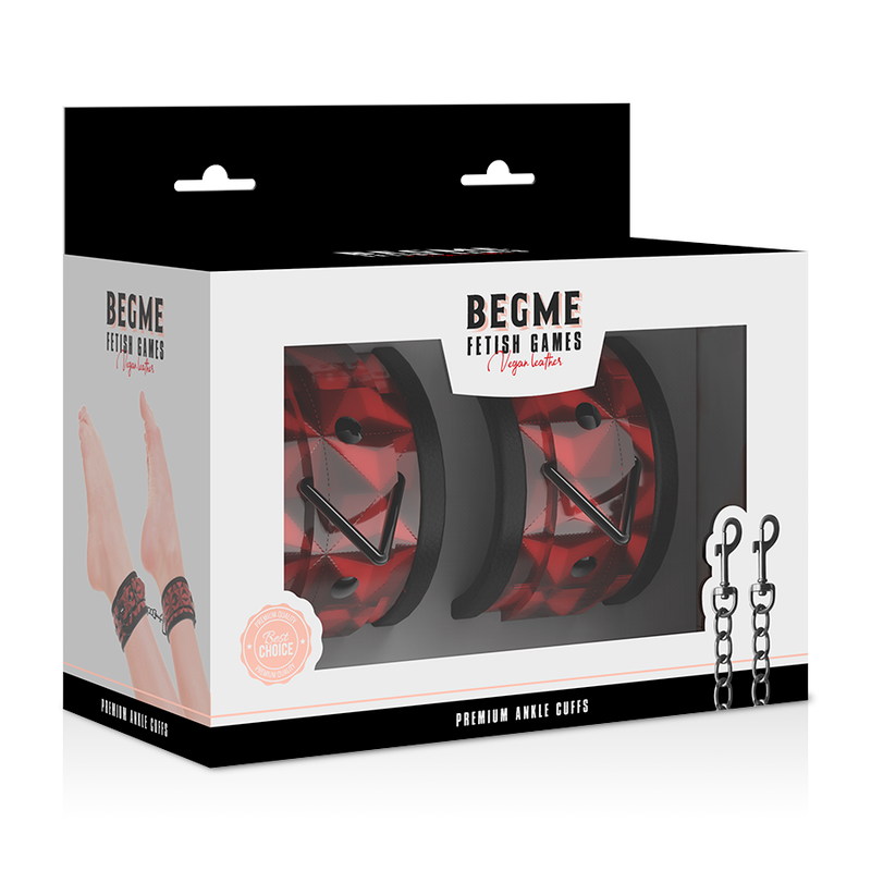 Begme - Red Edition Polsini Per Caviglia Premium Con Fodera In Neoprene