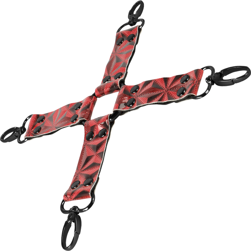 Begme - Cravatta In Pelle Vegana Premium Edizione Rossa