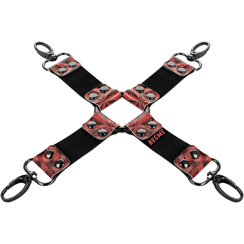 Begme - Cravatta In Pelle Vegana Premium Edizione Rossa